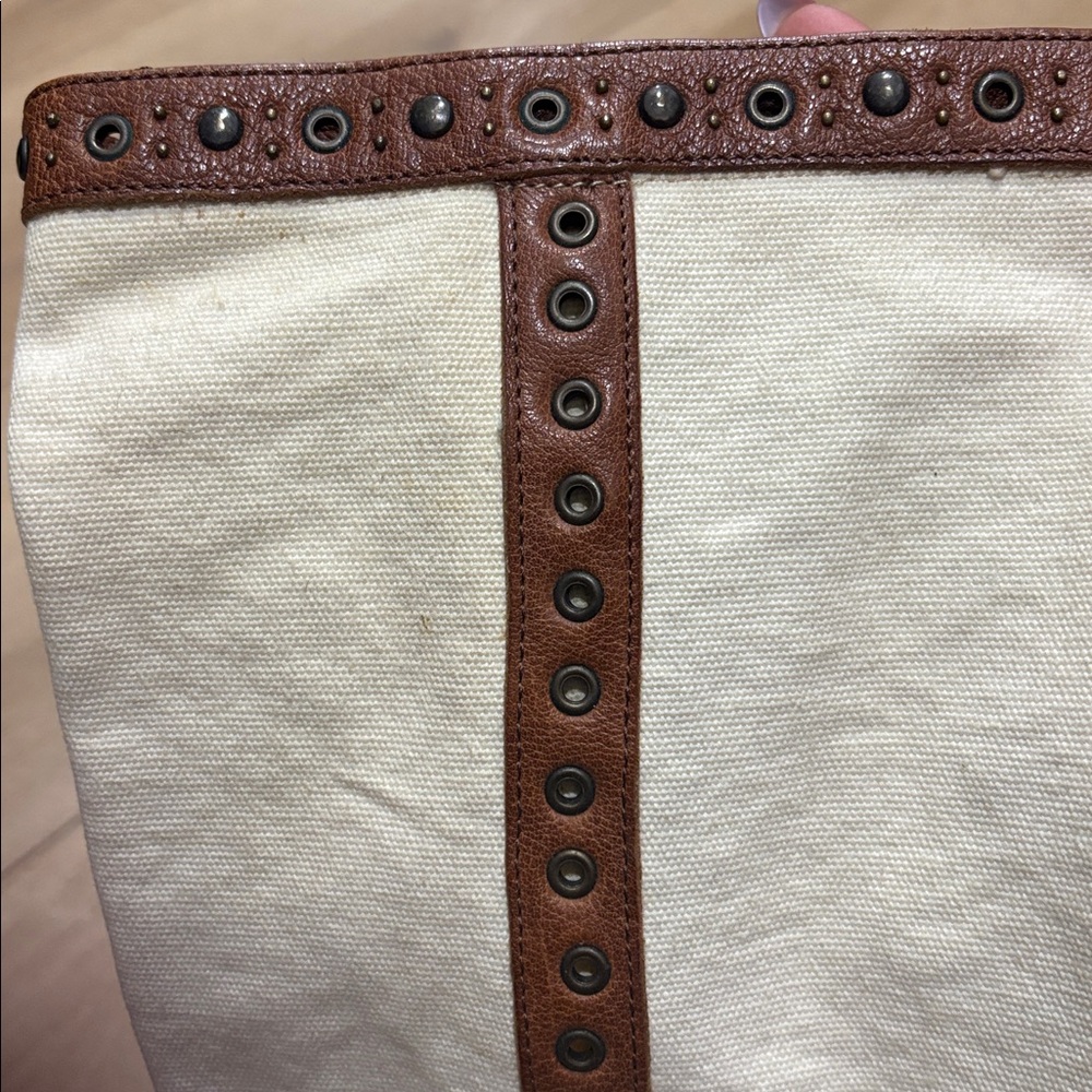 FRYE canvas and leather boots - Picture 5 of 16